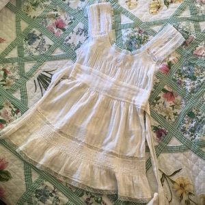 White Free People top size 4